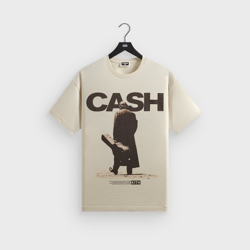 Kith Records for Johnny Cash Solo Desert Vintage Tee - Muslin