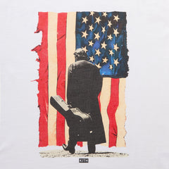 Kith Records for Johnny Cash American Flag Vintage Tee - White