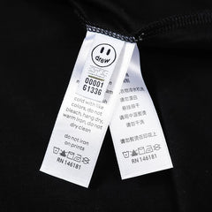 European and American fashion brand Drew embroidered smiley face short sleeved T-shirt for summer unisex loose cotton couple outfit base shirt