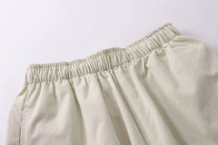 Gallery Trendy Dept Basic Letter Logo Printed Shorts Cotton Casual Pants Summer Loose Pentagram Pants