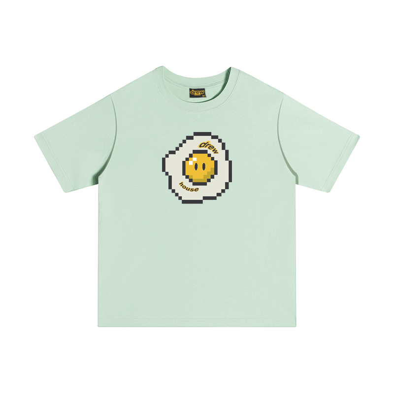 Drew Graphic Short Sleeve T-Shirt, Casual Loose Fit Tee
