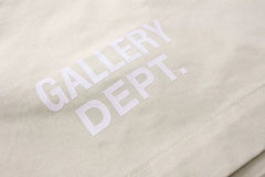Gallery Trendy Dept Basic Letter Logo Printed Shorts Cotton Casual Pants Summer Loose Pentagram Pants