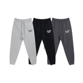 GALLERY Fashion DEPT Letter Printed Logo Drawstring Pants Casual Pants Pure Cotton looped Men's and Women's Leg Tights