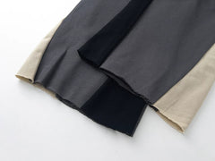 GALLERY Fashion DEPT Splicing Drawstring Pants Micro Pull Casual Pants High Street Men's and Women's Pure Cotton Loop Pants