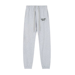 GALLERY American Trendy DEPT Basic Small Letter Printed Casual Pants Spring and Autumn Thin Leg Tights Pants