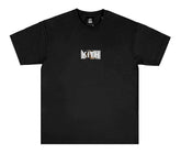 Meichao KITH collaboration short sleeved T-shirt Godfather style BOX LOGO black cotton T-shirt suitable for men and women, youthful and trendy style