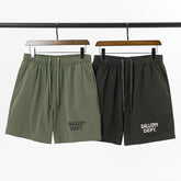 GALLERY Fashion DEPT Letter Logo Printed Retro Shorts Cotton Casual Pants Summer Loose Pentagram Pants