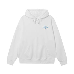 NOAH Blue Cross Logo Hoodie