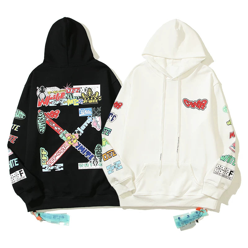 Sticker Arrow Lightweight Hoodie