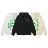 ANTI SOCIAL SOCIAL CLUB ASSC藤原浩绿色闪电印花秋冬连帽衫卫衣