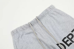 GALLERY American Trendy DEPT Classic Size 8 Letter Printed Casual Pants for Men and Women Loose Leg Tights Pants