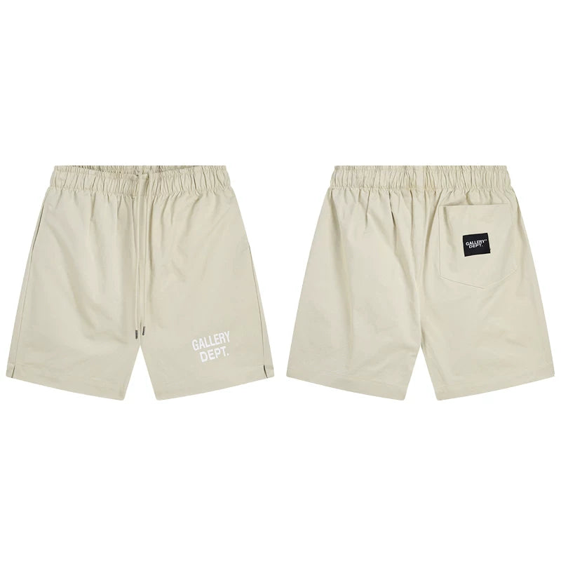 Gallery Trendy Dept Basic Letter Logo Printed Shorts Cotton Casual Pants Summer Loose Pentagram Pants