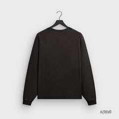 Kith collaboration Sopranos mafia family loose and retro vintage men's and women's fashion heavyweight long sleeved T-shirt