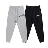 GALLERY Fashion DEPT Basic Edition Letter Printed Logo Drawstring Casual Leg Tights Cotton Hoop Pants