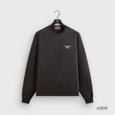 Kith Co branded Hacker Empire Red and Blue Capsules Loose and Retro Vintage Men's and Women's Fashion Heavy Long Sleeve T-shirt
