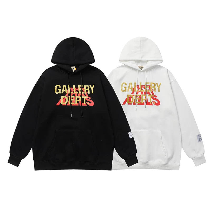GALLERY DEPT. Hot Stamped Letter Fleece Hoodie