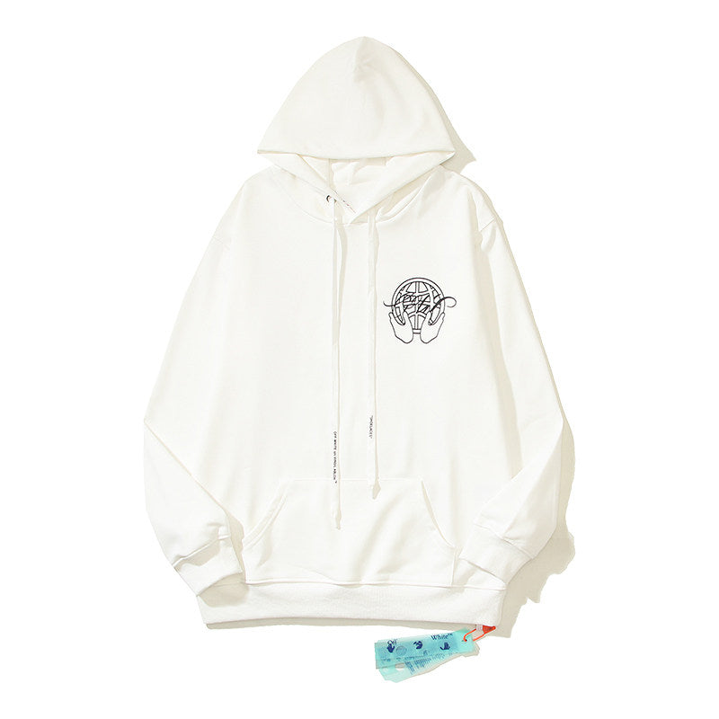 OFF Arrow Graphic Oversized Hoodie