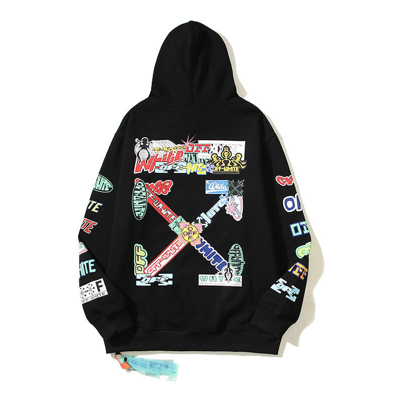 Sticker Arrow Lightweight Hoodie