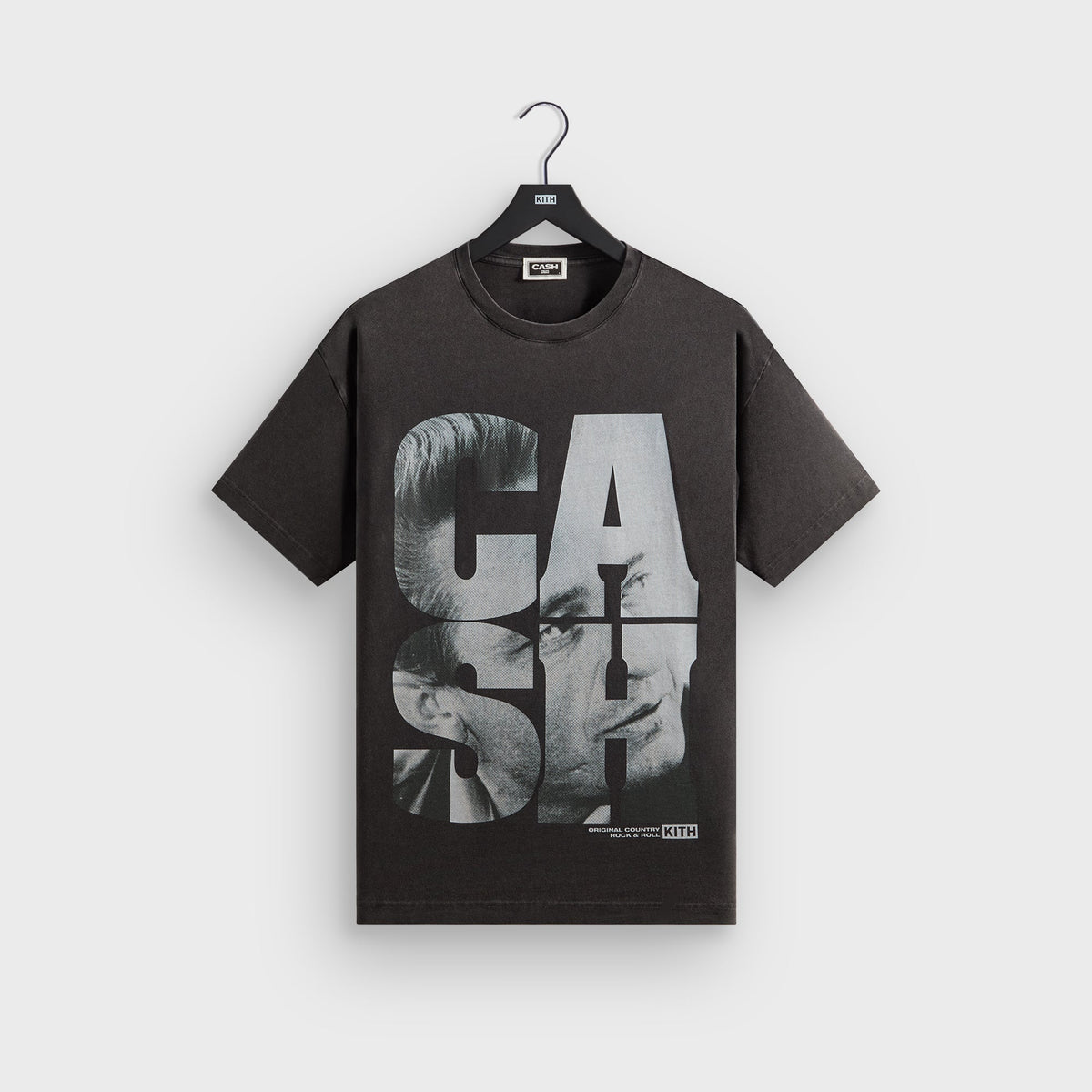 Kith Records for Johnny Cash Rock N Roll Vintage Tee - Black