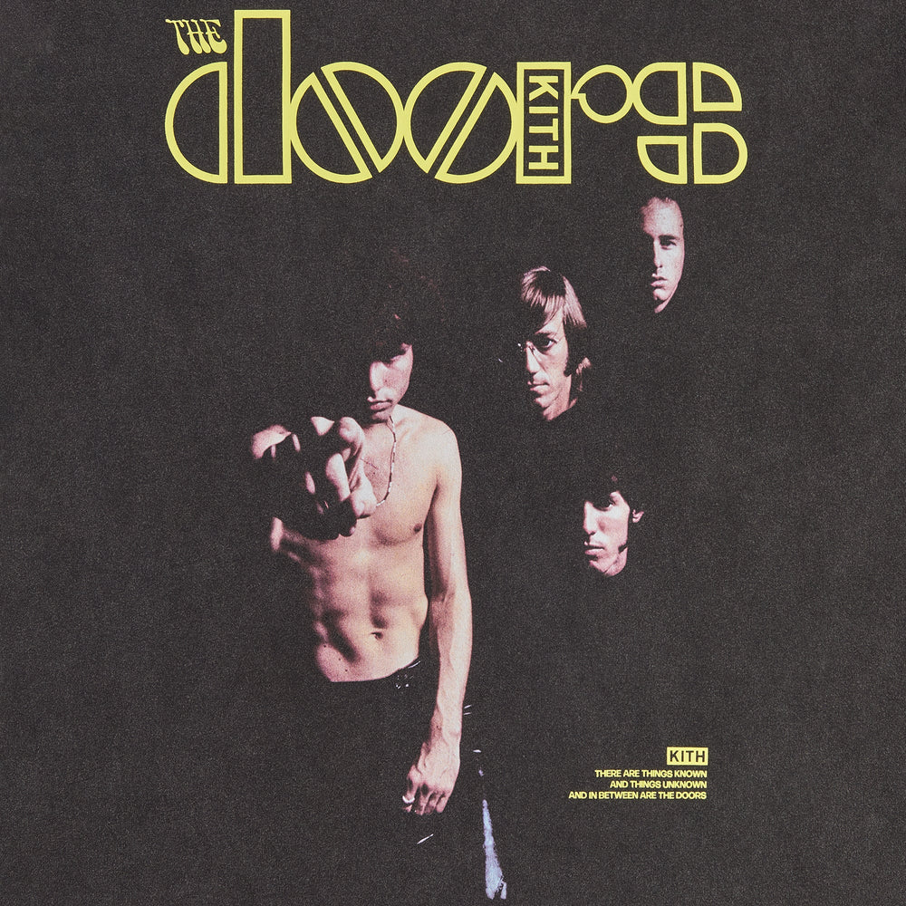 Kith Records for The Doors Self Titled Vintage Alex Tee - Black
