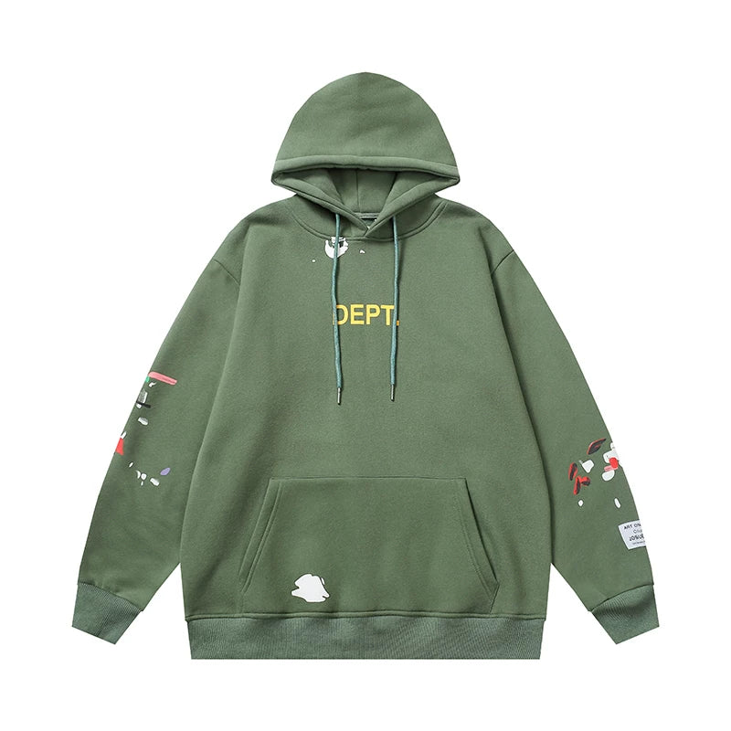GALLERY DEPT. Inkjet Letter Fleece Hoodie