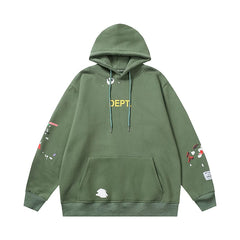 GALLERY DEPT. Inkjet Letter Fleece Hoodie
