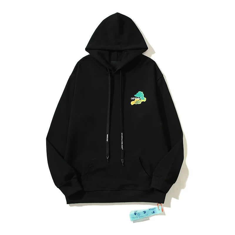 OFF Oil Painting Arrow Hoodie