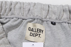 Gallery Trendy Dept Basic Alphabet Logo Slogan Printed Knife Cutting Shorts Cotton Casual Pants Pentagram Pants