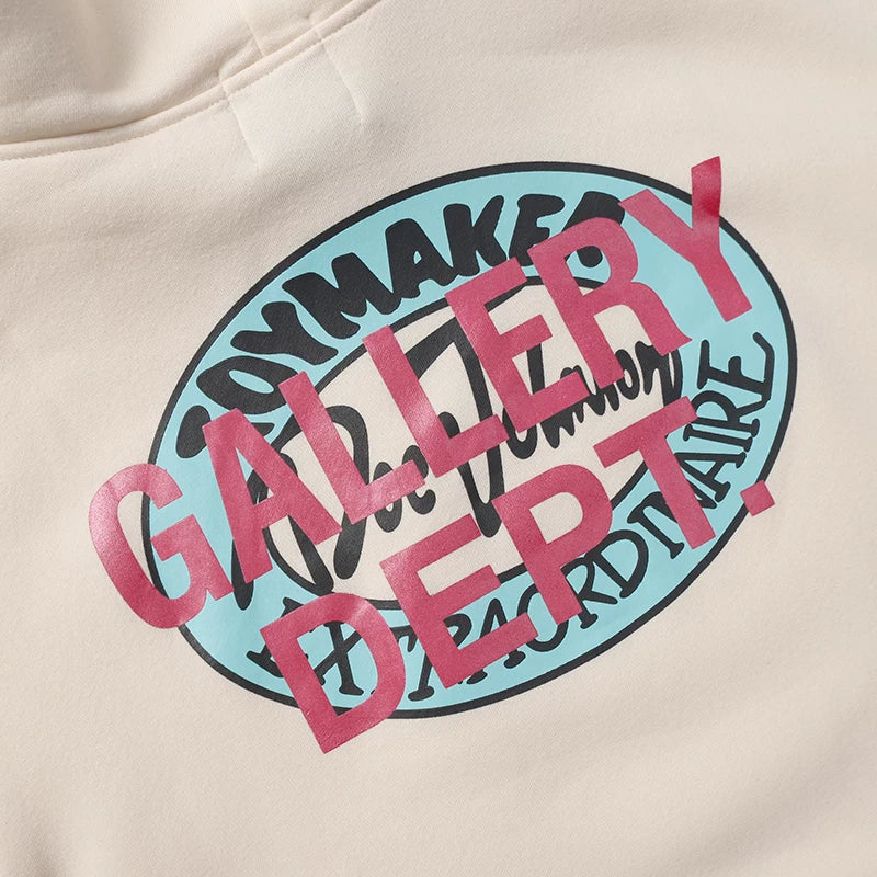 GALLERY DEPT. Tear Print Fleece Hoodie