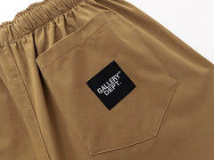 GALLERY Fashion DEPT new letter logo printed shorts pure cotton casual pants summer loose five quarter pants