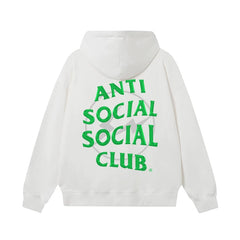 ANTI SOCIAL SOCIAL CLUB ASSC藤原浩绿色闪电印花秋冬连帽衫卫衣