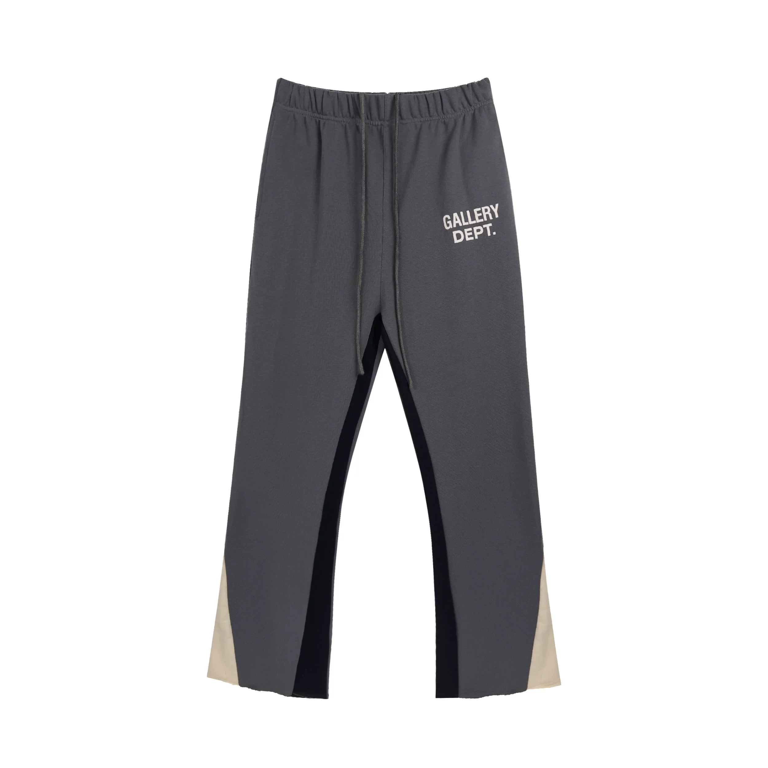 GALLERY Fashion DEPT Splicing Drawstring Pants Micro Pull Casual Pants High Street Men's and Women's Pure Cotton Loop Pants