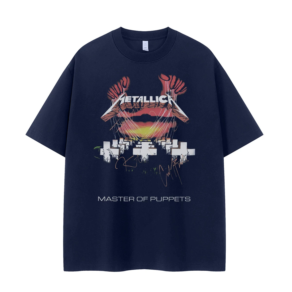 Metallica Vintage Rock Graphic T-Shirt