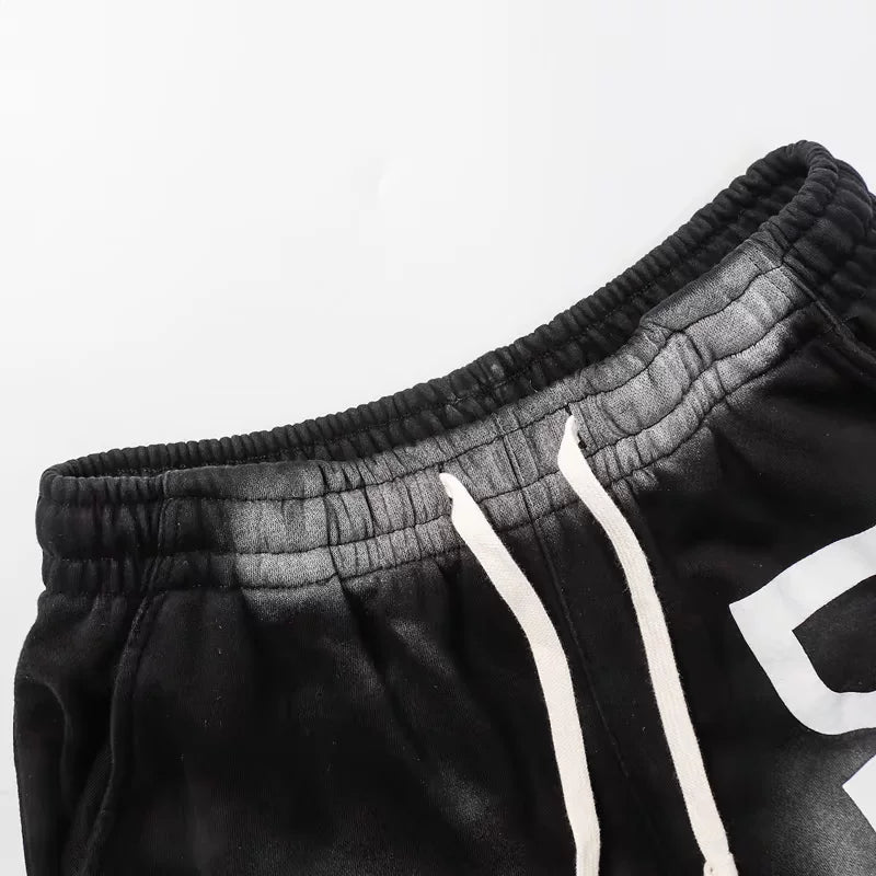 Gallery American fashion brand Dept tie dye gradient five quarter pants, versatile for couples, loose casual shorts, shorts