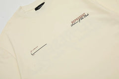 European and American fashion brand REPRESENT London limited edition letter printed short sleeved T-shirt for men and women, loose casual tee