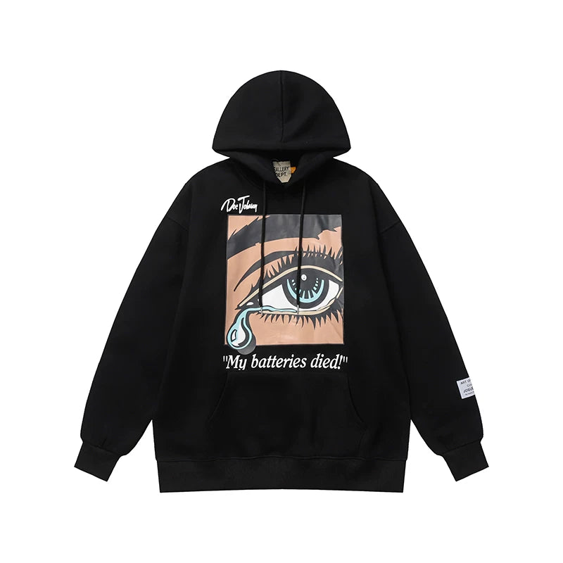 GALLERY DEPT. Tear Print Fleece Hoodie