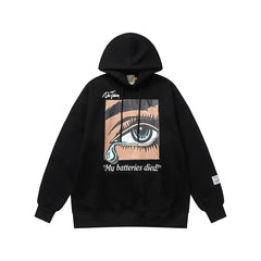 GALLERY DEPT. Tear Print Fleece Hoodie
