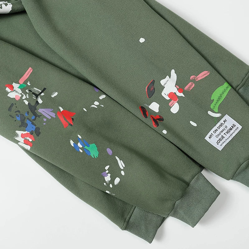 GALLERY DEPT. Inkjet Letter Fleece Hoodie