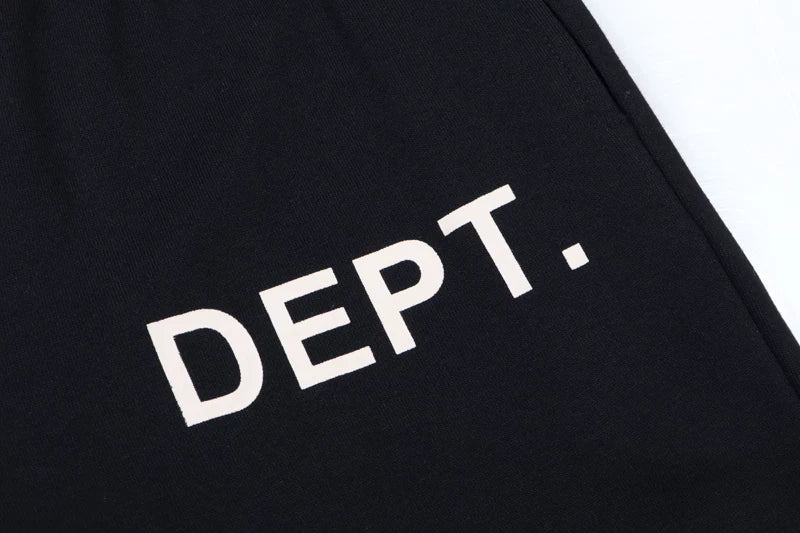 GALLERY Fashion DEPT Basic Edition Letter Printed Logo Drawstring Casual Leg Tights Cotton Hoop Pants