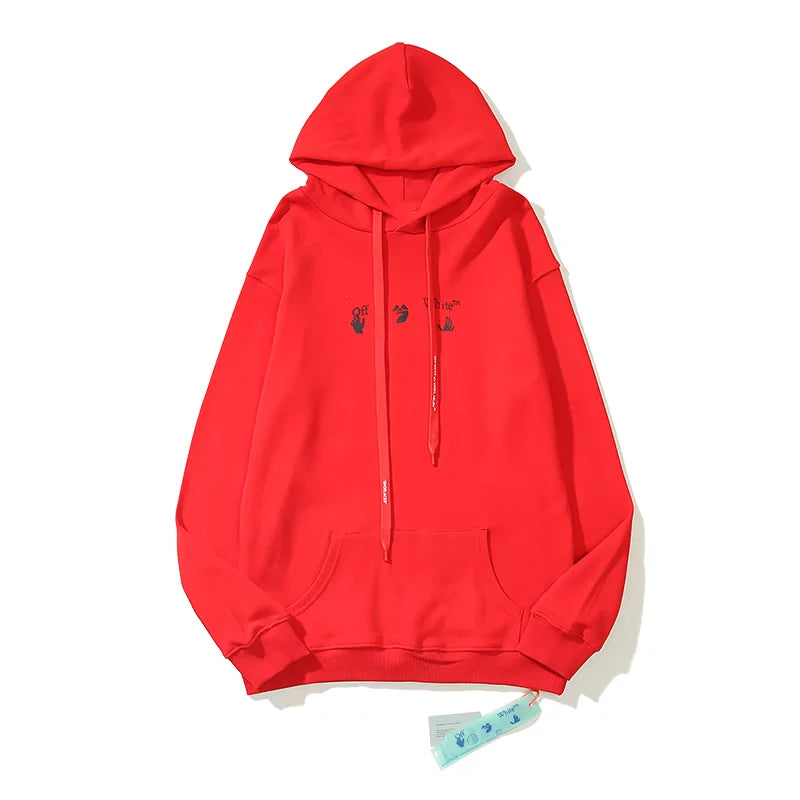 OFF Inspired Arrow Graphic Lightweight Hoodie