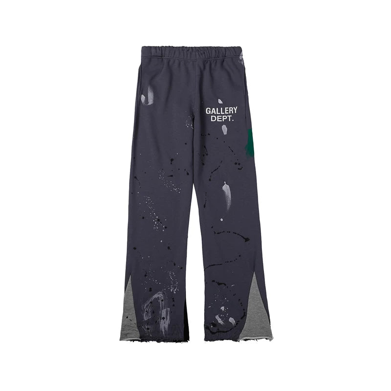 GALLERY American fashion brand DEPT inkjet letter printed casual pants for both men and women, thin and slightly flared long pants