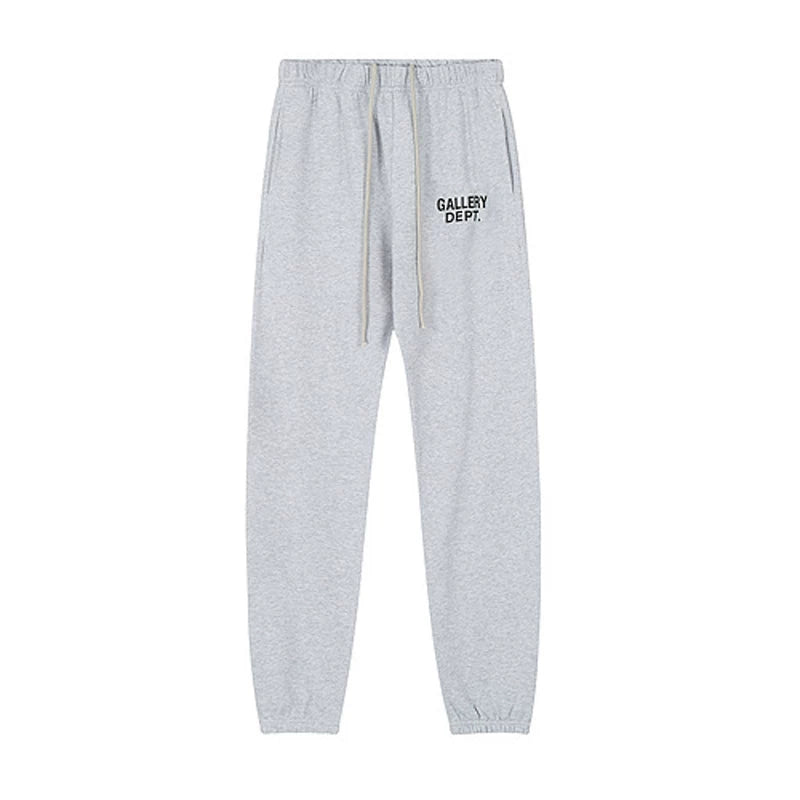 GALLERY American Trendy DEPT Basic Small Letter Printed Casual Pants Spring and Autumn Thin Leg Tights Pants