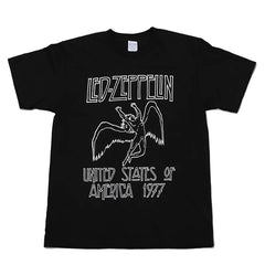 Classic Rock Band Graphic T-Shirt