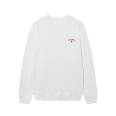 NOAH Burgundy Cross Logo Crewneck Sweatshirt