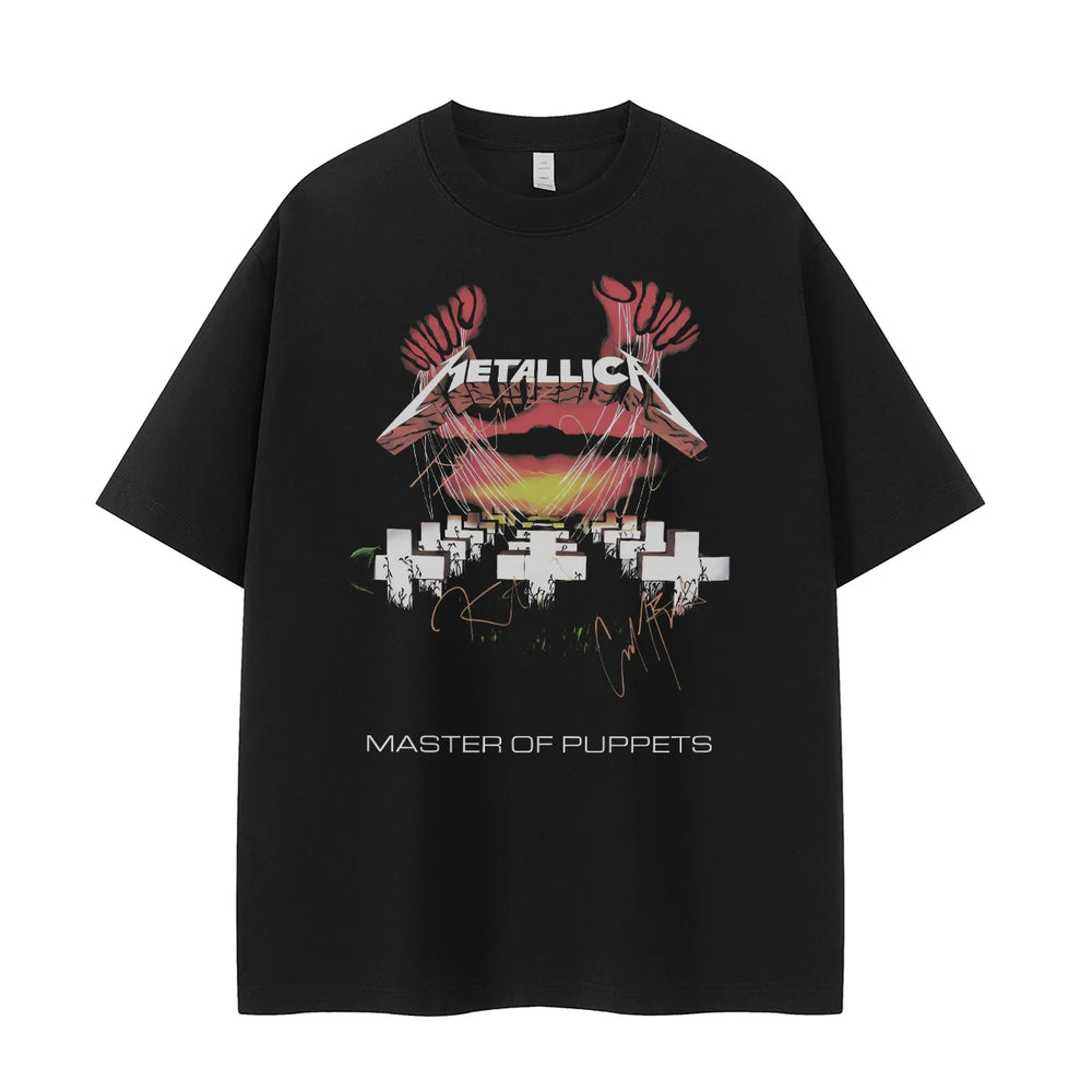 Metallica Vintage Rock Graphic T-Shirt