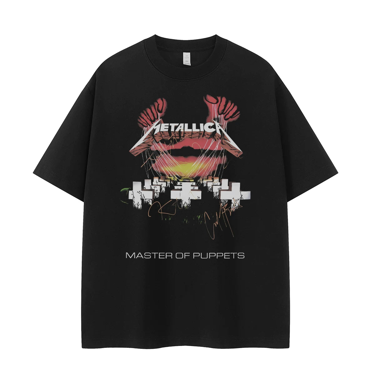 Metallica Vintage Rock Graphic T-Shirt