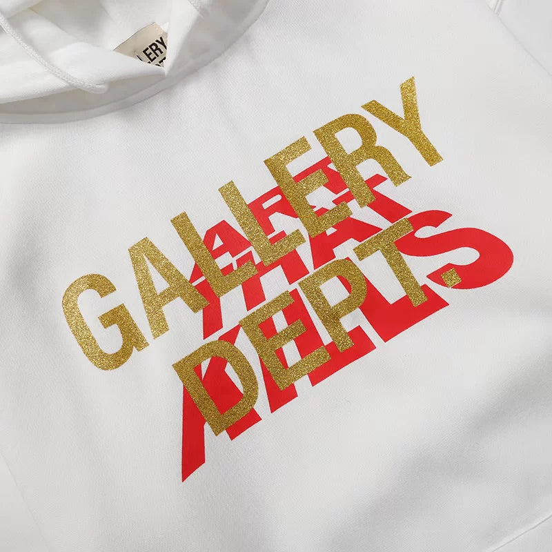 GALLERY DEPT. Hot Stamped Letter Fleece Hoodie