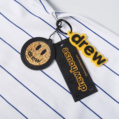 European and American fashion brand Drew smiley face letter printed patchwork short sleeved T-shirt for summer unisex loose cotton top