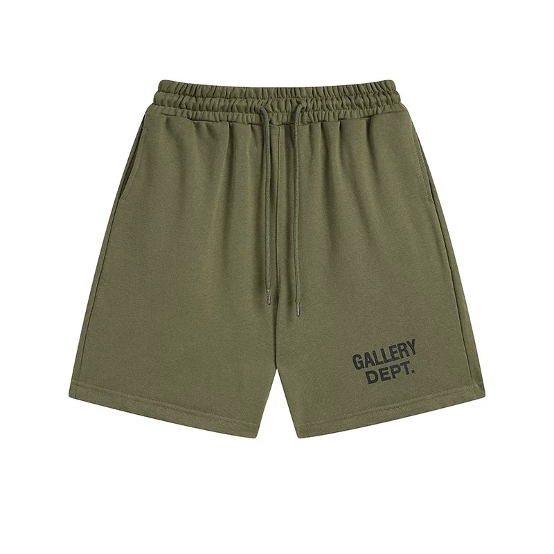 GALLERY Fashion DEPT Letter Logo Printed Casual Shorts Cotton Casual Shorts Summer Loose Pentagram Pants