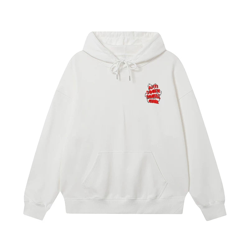 ANTI Socio Socio CLUB ASSC New 3D Thorn Print Men's and Women's Autumn/Winter Hoodie Sweatshirt